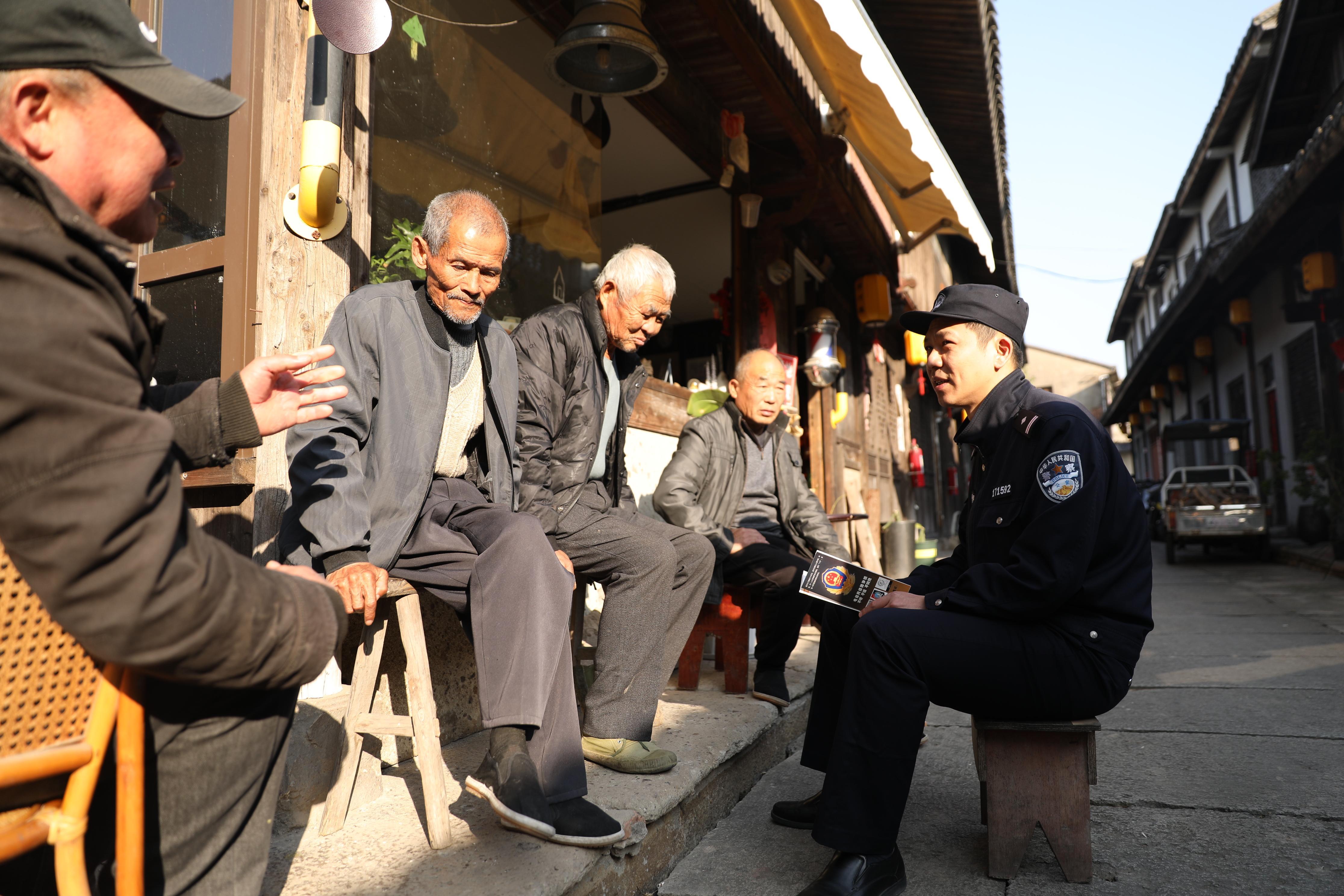 反詐宣傳進老街